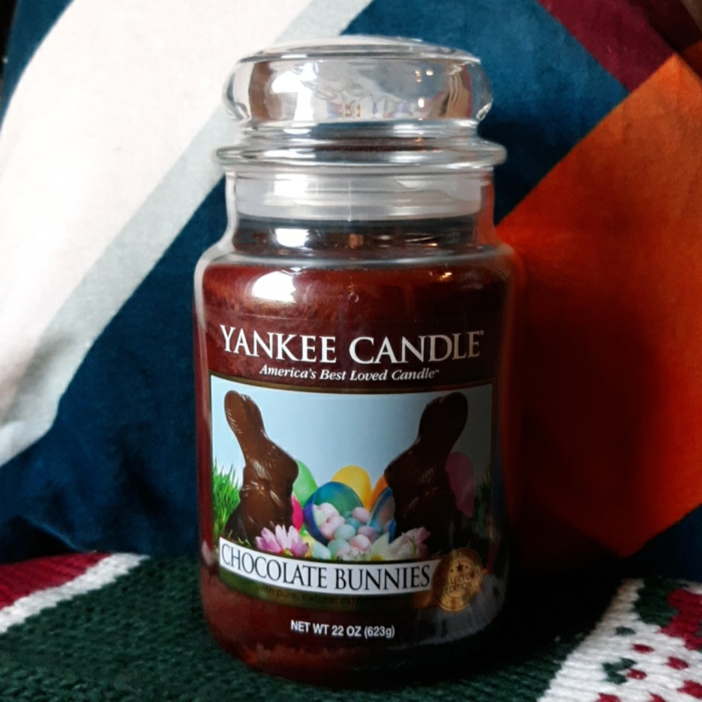 Collector's Edition Chocolate Bunnies Candle